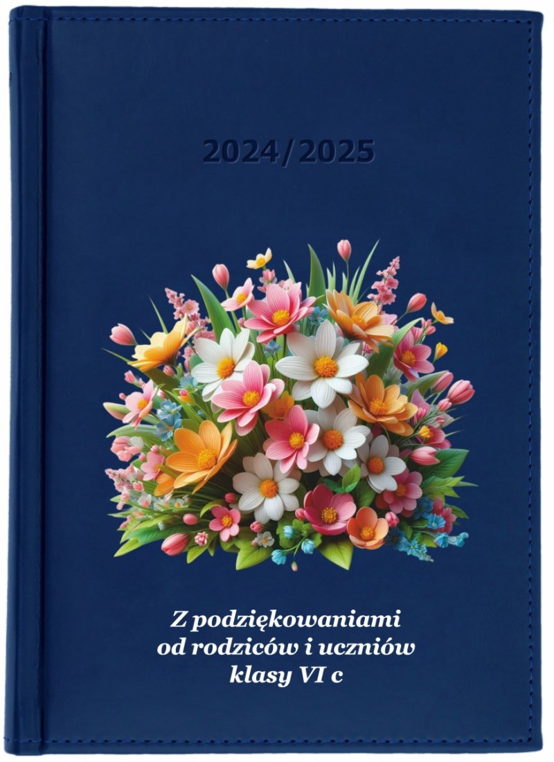 Kalendarz nauczyciela 2024/2025 A5 tyg Z DEDYKACJĄ podziękowania od uczniów