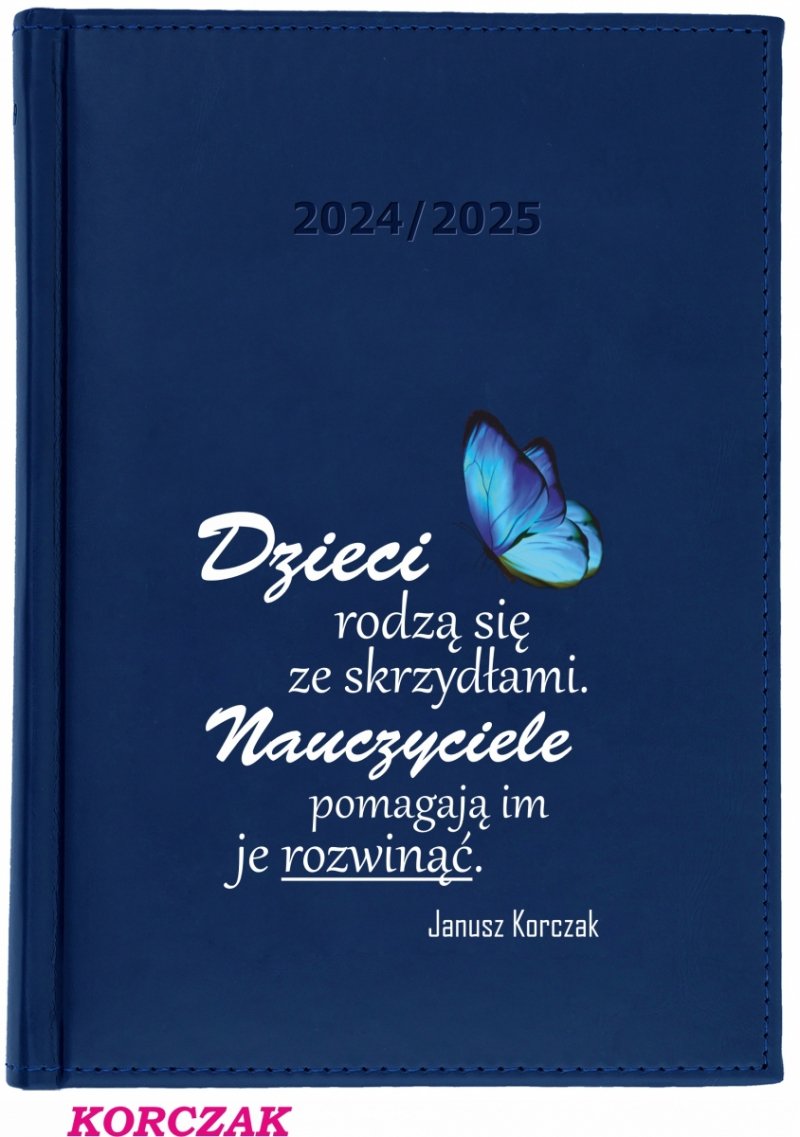 Kalendarz z nadrukiem na okładce - KORCZAK