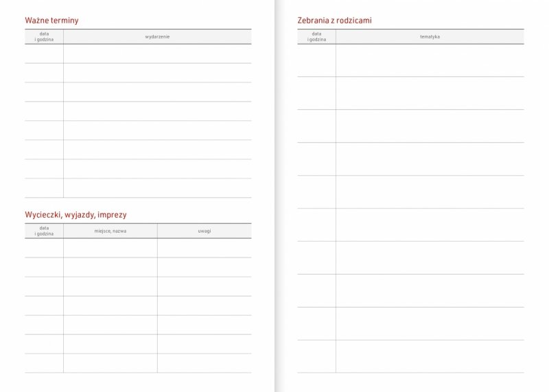 kalendarz szkolny 2026/2027 dla nauczycieli i wychowawców - ważne terminy, wycieczki