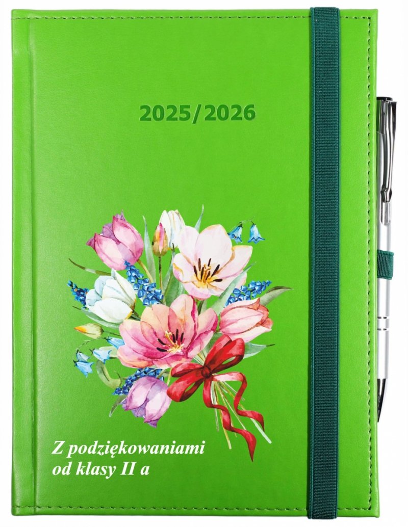 okładka kalendarza nauczyciela z nadrukiem UV
