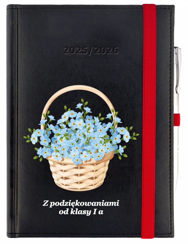 okładka kalendarza nauczyciela z nadrukiem UV