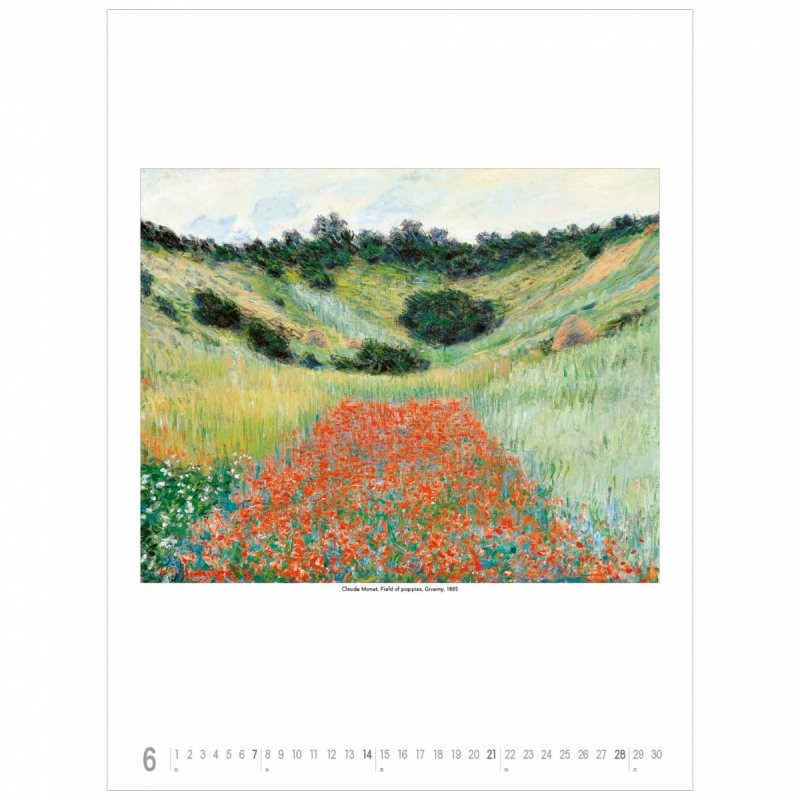C04 Kalendarz ścienny wieloplanszowy Claude Monet 2026