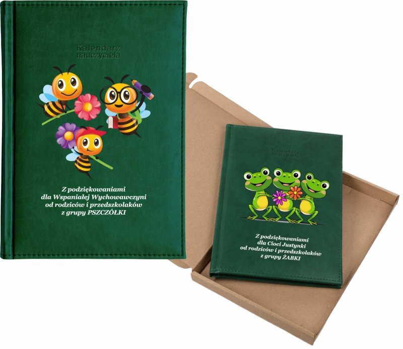 kalendarz dla nauczyciela na rok 2026/2027 z pudełkiem w komplecie