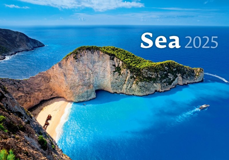 Zdjęcie okładki w kalendarzu ściennym Sea 2025 wydawnictwa Helma