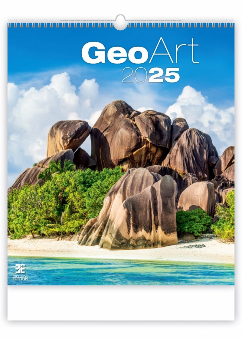 Okładka kalendarza ściennego Geo Art 2025 - exclusive edition