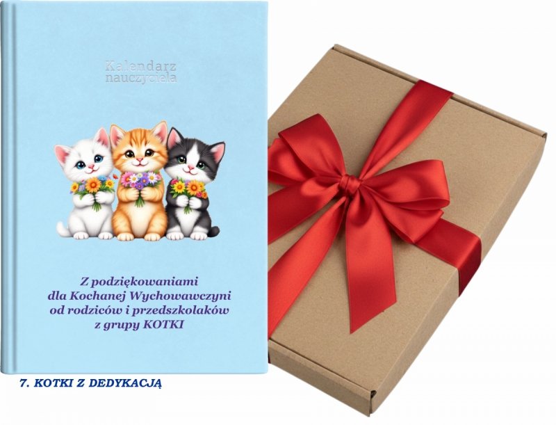 kalendarz dla nauczyciela na rok 2026/2027 z pudełkiem w komplecie