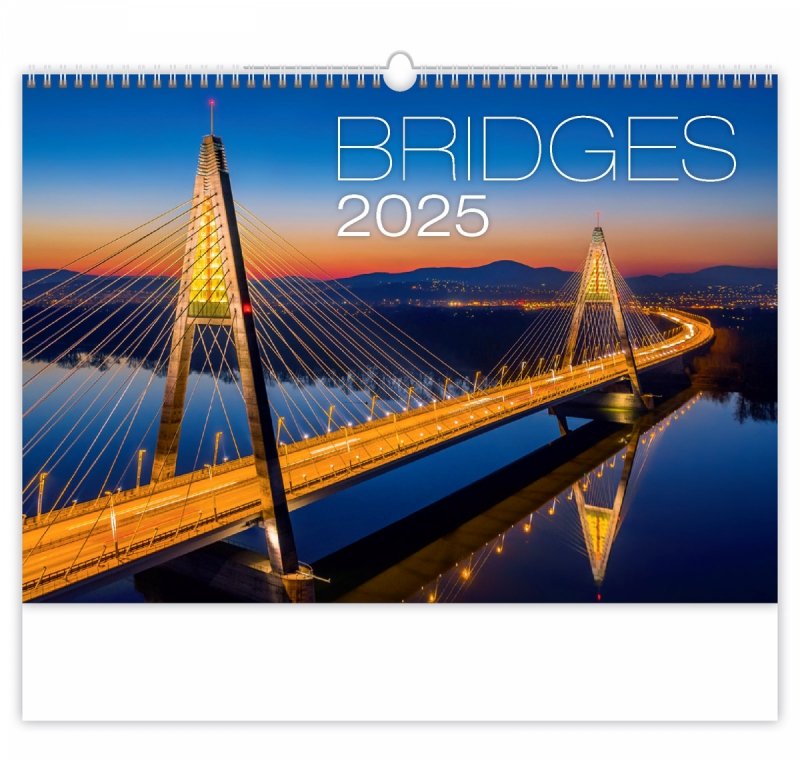 Okładka kalendarza ściennego Bridges 2025