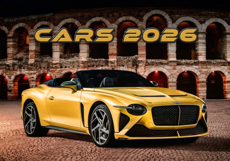 H22 Kalendarz ścienny wieloplanszowy Cars 2026