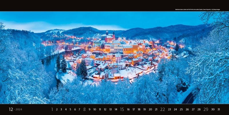 Kalendarz ścienny wieloplanszowy Panoramaphoto 2024 - exclusive edition - grudzień 2024