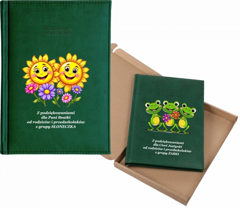 kalendarz dla nauczyciela na rok 2026/2027 z pudełkiem w komplecie