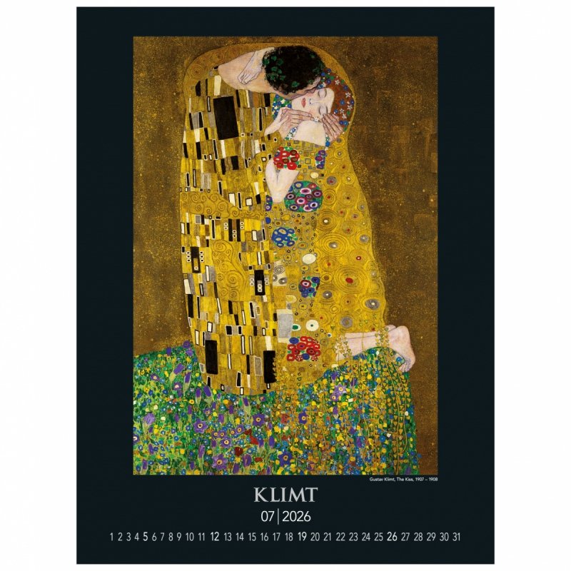 C05 Kalendarz ścienny wieloplanszowy Gustav Klimt 2026