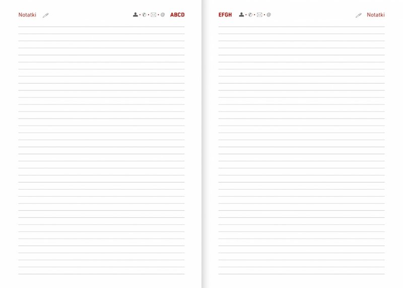 Kalendarz DYREKTORA SZKOŁY 2025/2026 A5 dzienny papier biały NEBRASKA granatowa Z ZAMYKANIEM NA GUMKĘ