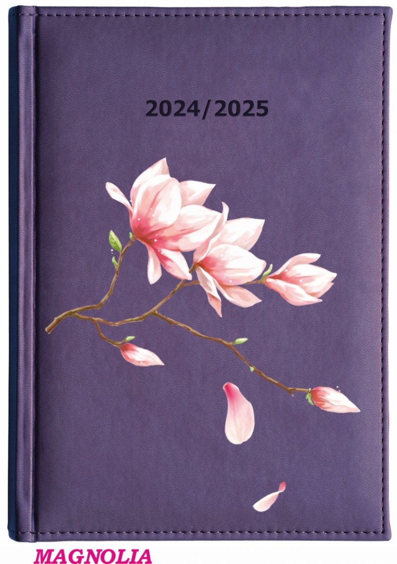 Kalendarz z nadrukiem na okładce - MAGNOLIA