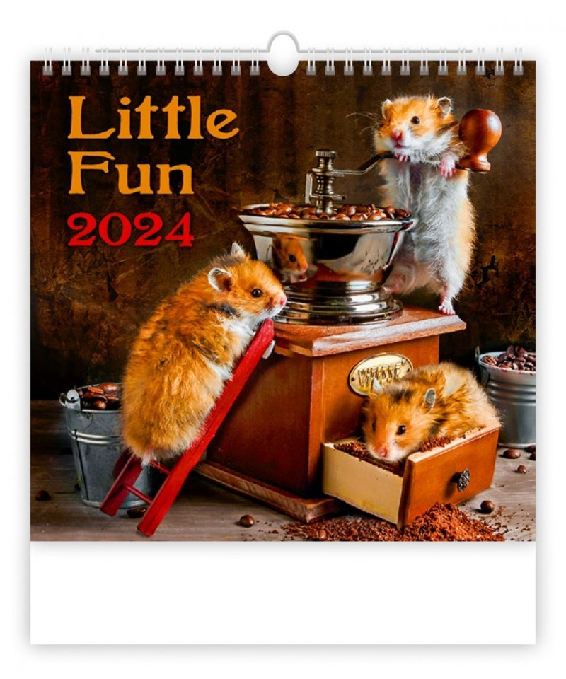 Kalendarz ścienny wieloplanszowy Little Fun 2024 - okładka