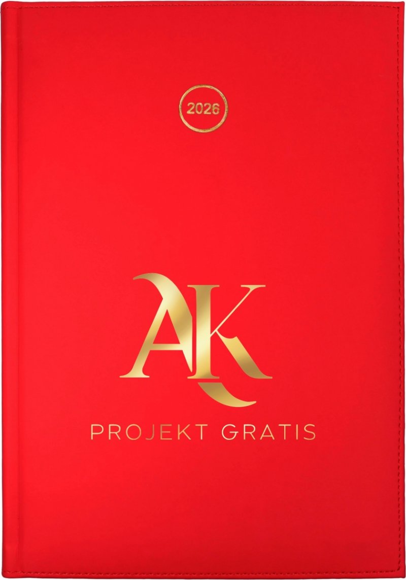 kalendarz książkowy z logo