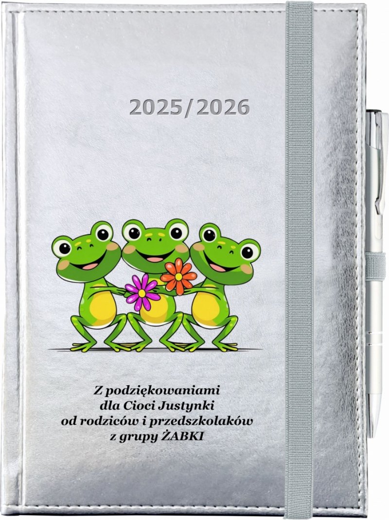 okładka kalendarza nauczyciela przedszkola z nadrukiem UV
