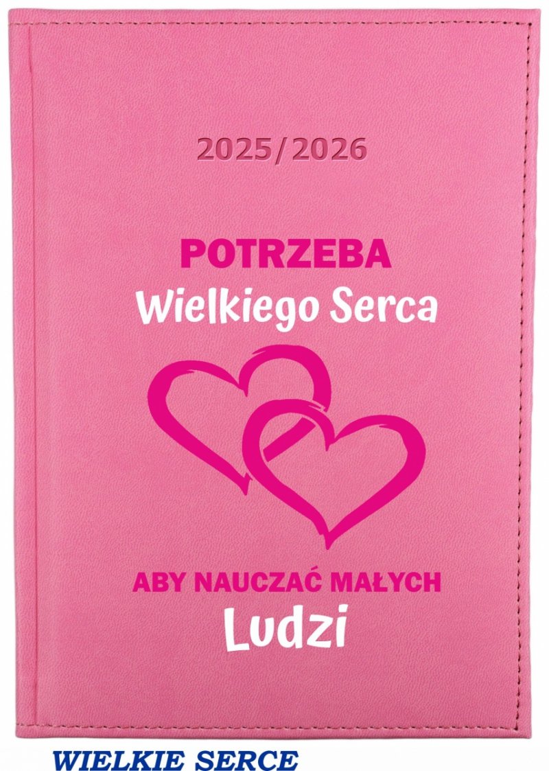 kalendarz nauczyciela z nadrukiem na okładce