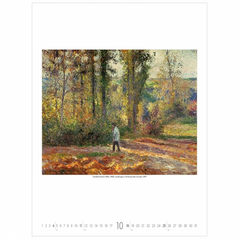 C01 Kalendarz ścienny wieloplanszowy Impresjoniści 2026
