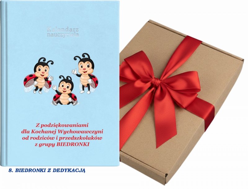 kalendarz dla nauczyciela na rok 2026/2027 z pudełkiem w komplecie