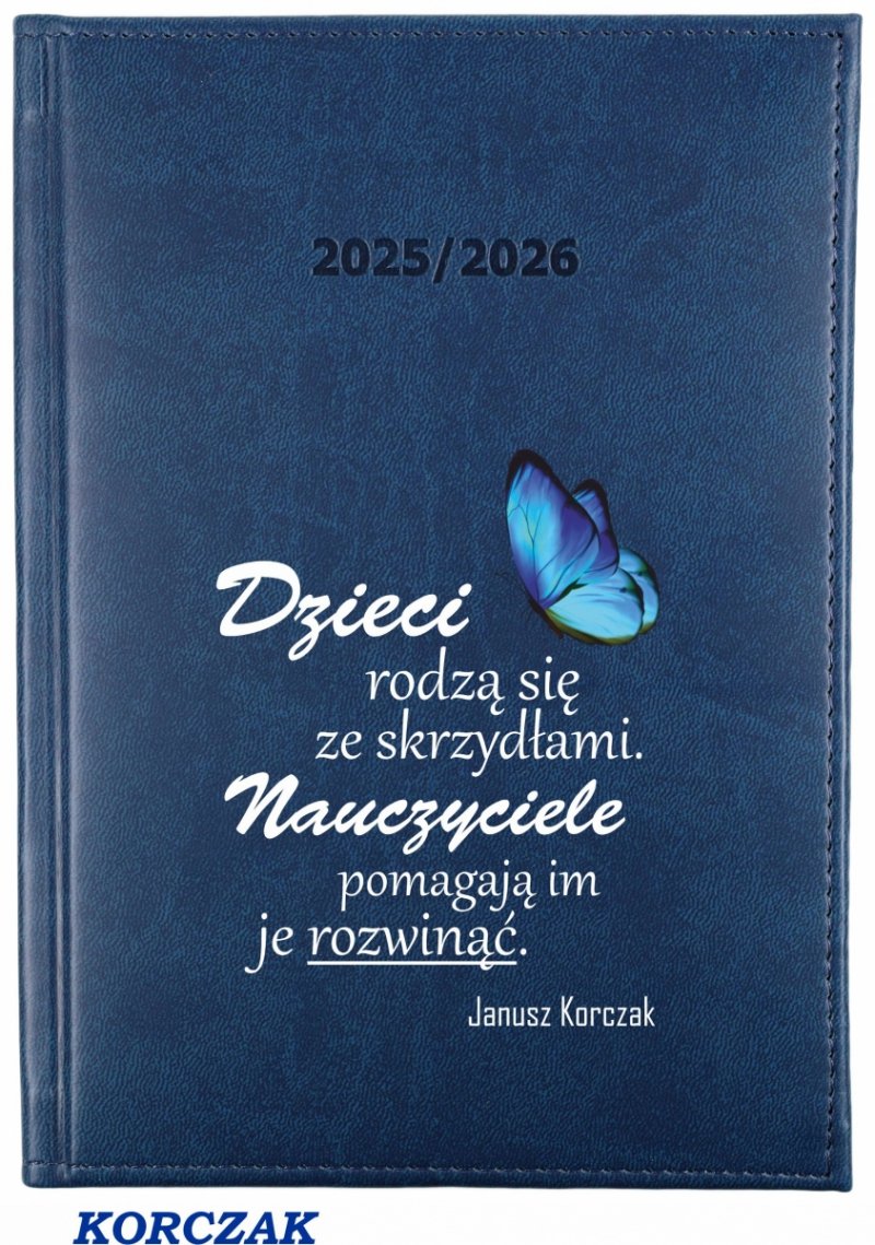 kalendarz nauczyciela z nadrukiem na okładce