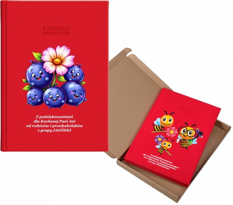 kalendarz dla nauczyciela na rok 2026/2027 z pudełkiem w komplecie