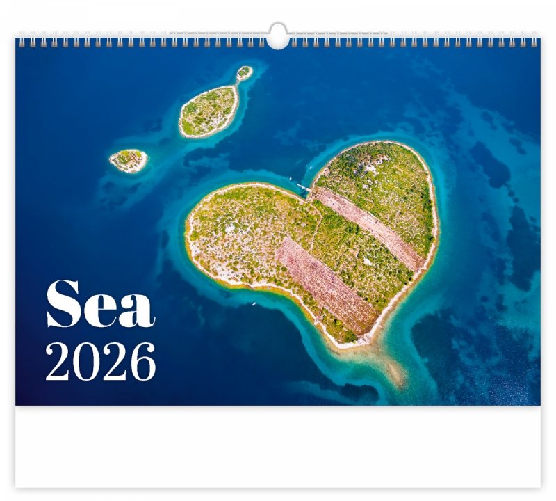 kalendarz ścienny wieloplanszowy Sea na rok 2026