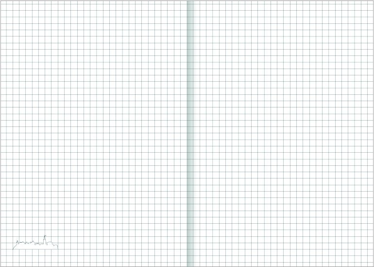 Notes A5 papier biały w kratkę - przykładowa kartka z notatnika