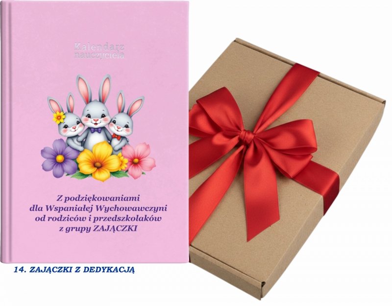 kalendarz dla nauczyciela na rok 2026/2027 z pudełkiem w komplecie