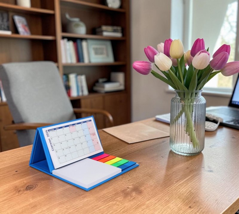 kalendarz biurkowy MINI szkolny na rok 2026/27 dla uczniów