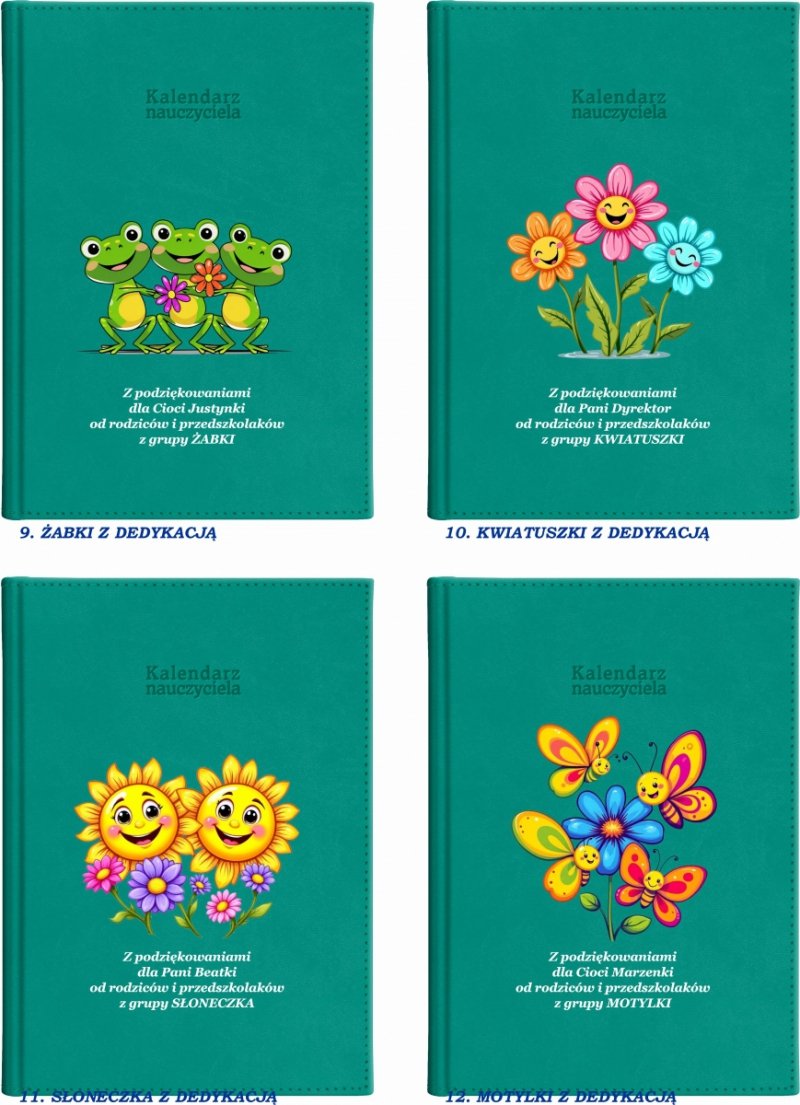 kalendarz dla wychowawcy przedszkolaków na rok 2026/27 z pudełkiem
