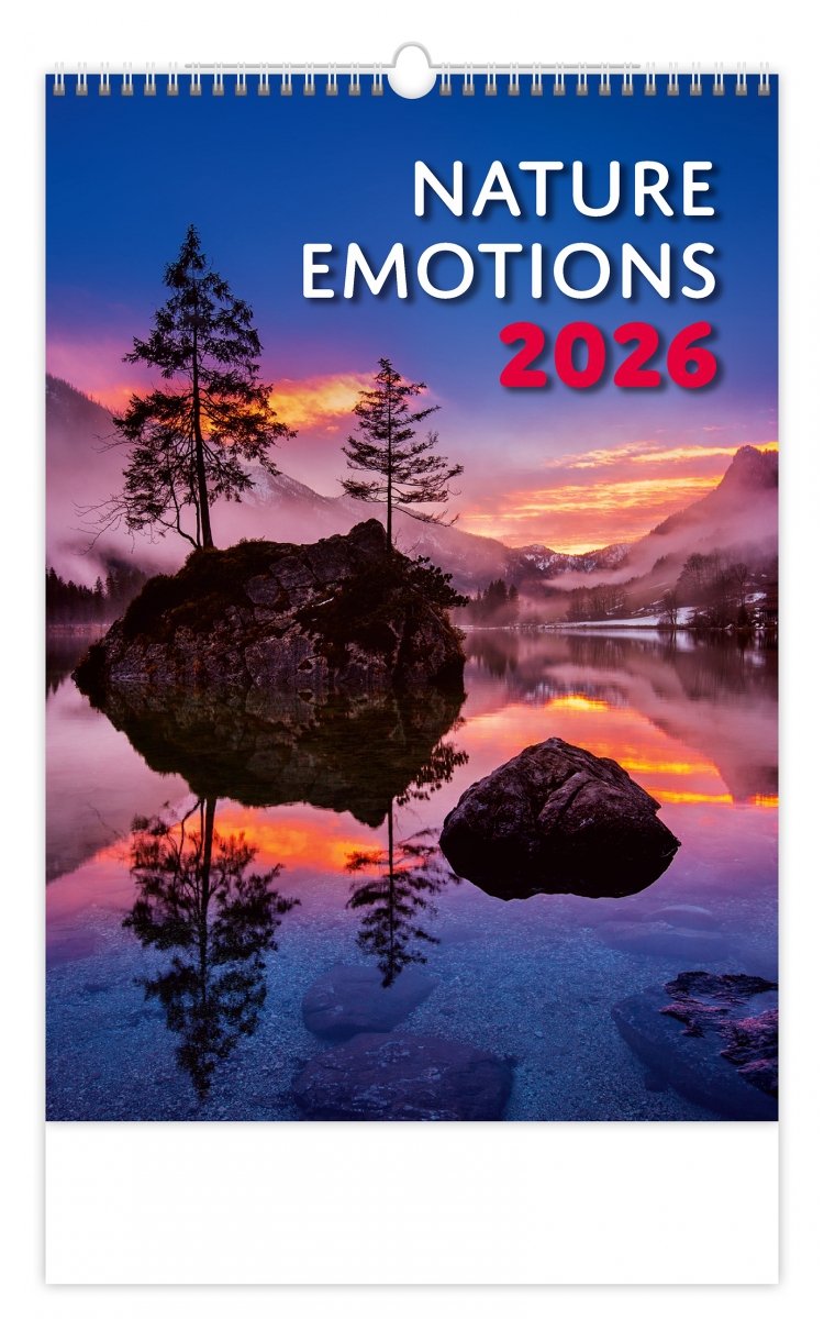 N140 Kalendarz ścienny wieloplanszowy Nature Emotions 2026