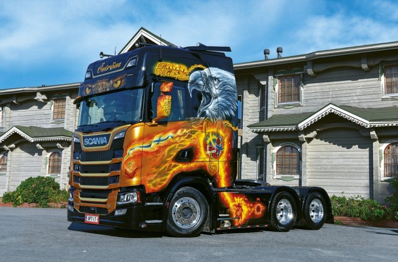 Kalendarz ścienny wieloplanszowy American Trucks 2025 - luty 2025