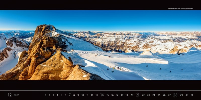 Kalendarz ścienny wieloplanszowy Panoramaphoto 2025 - exclusive edition - grudzień 2025
