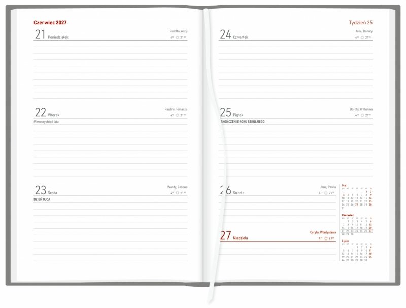 kalendarze dla pedagogów na rok 2026/2027