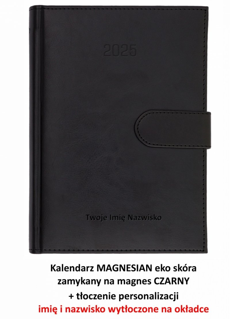kalendarz z tłoczoną personalizacją na okłade