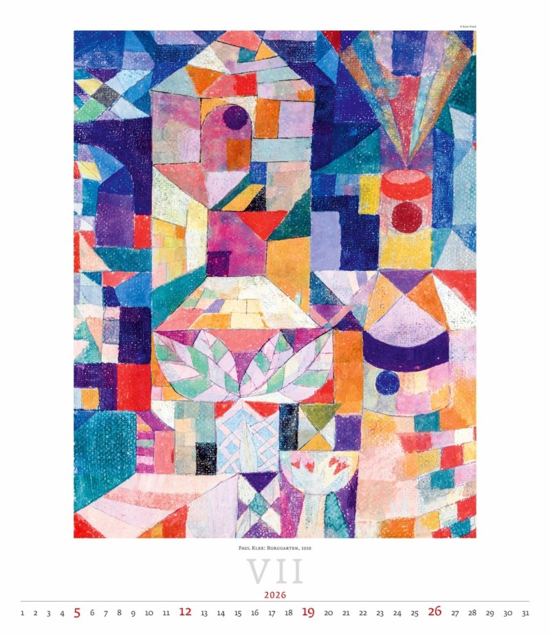 E01 Kalendarz ścienny wieloplanszowy Expressionism 2026 - exclusive edition