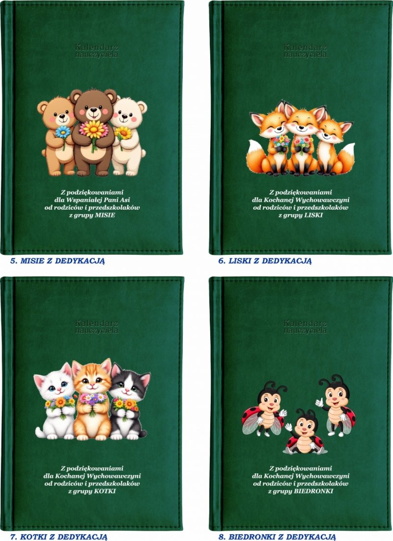 kalendarz książkowy dla pedagoga na rok szkolny 2026/2027 z grafiką na okładce