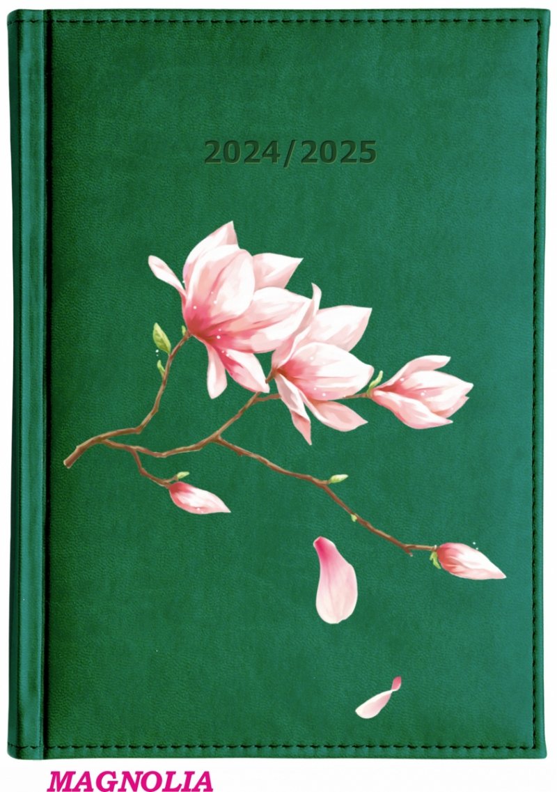 Kalendarz z nadrukiem na okładce - MAGNOLIA
