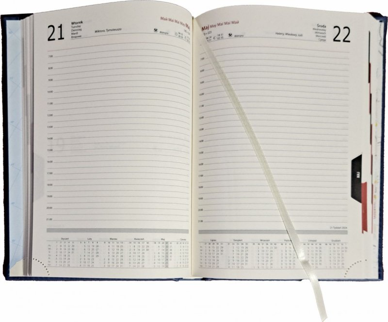 Blok kalendarza z papierem kremowym