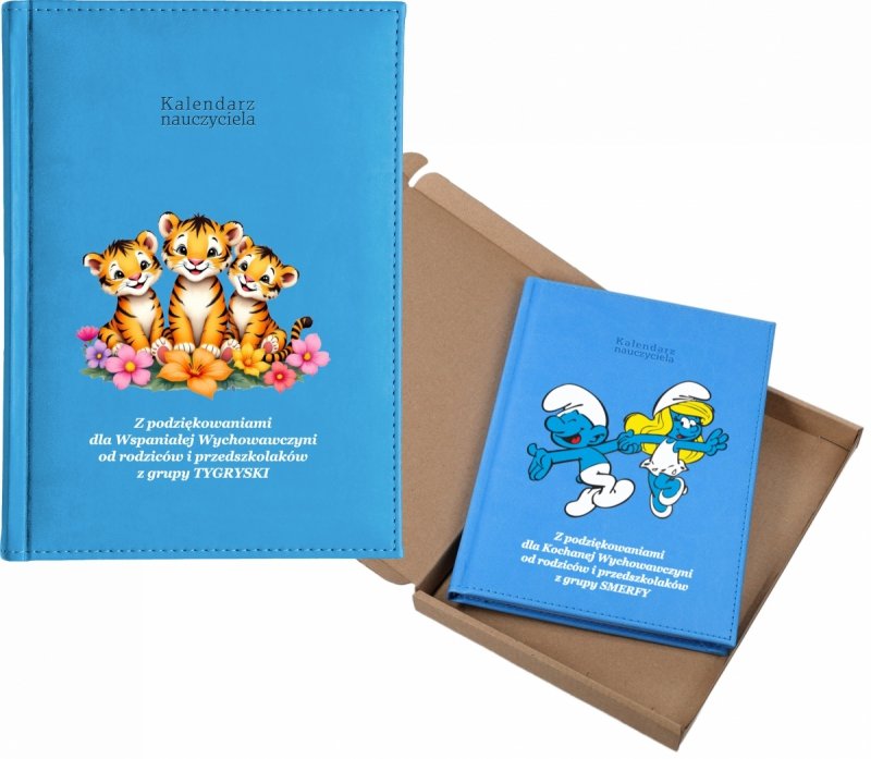 kalendarz dla nauczyciela na rok 2026/2027 z pudełkiem w komplecie