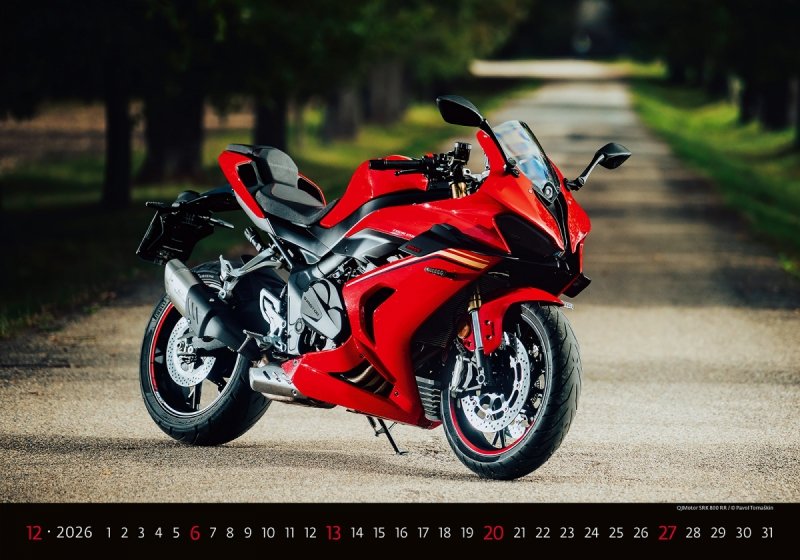 H23 Kalendarz ścienny wieloplanszowy Motorbikes 2026
