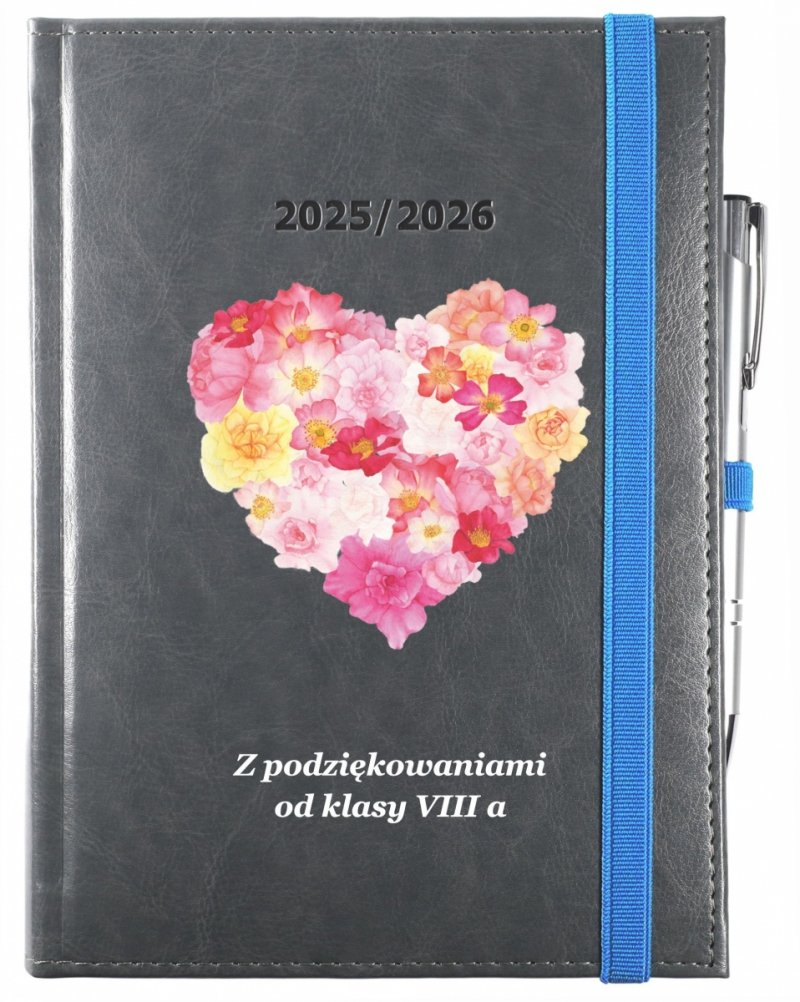 okładka kalendarza nauczyciela z nadrukiem UV