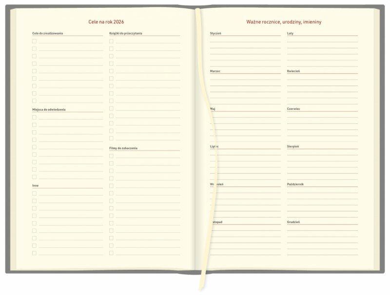 cele na rok 2026 oraz miejsce na ważne rocznice, urodziny i imieniny