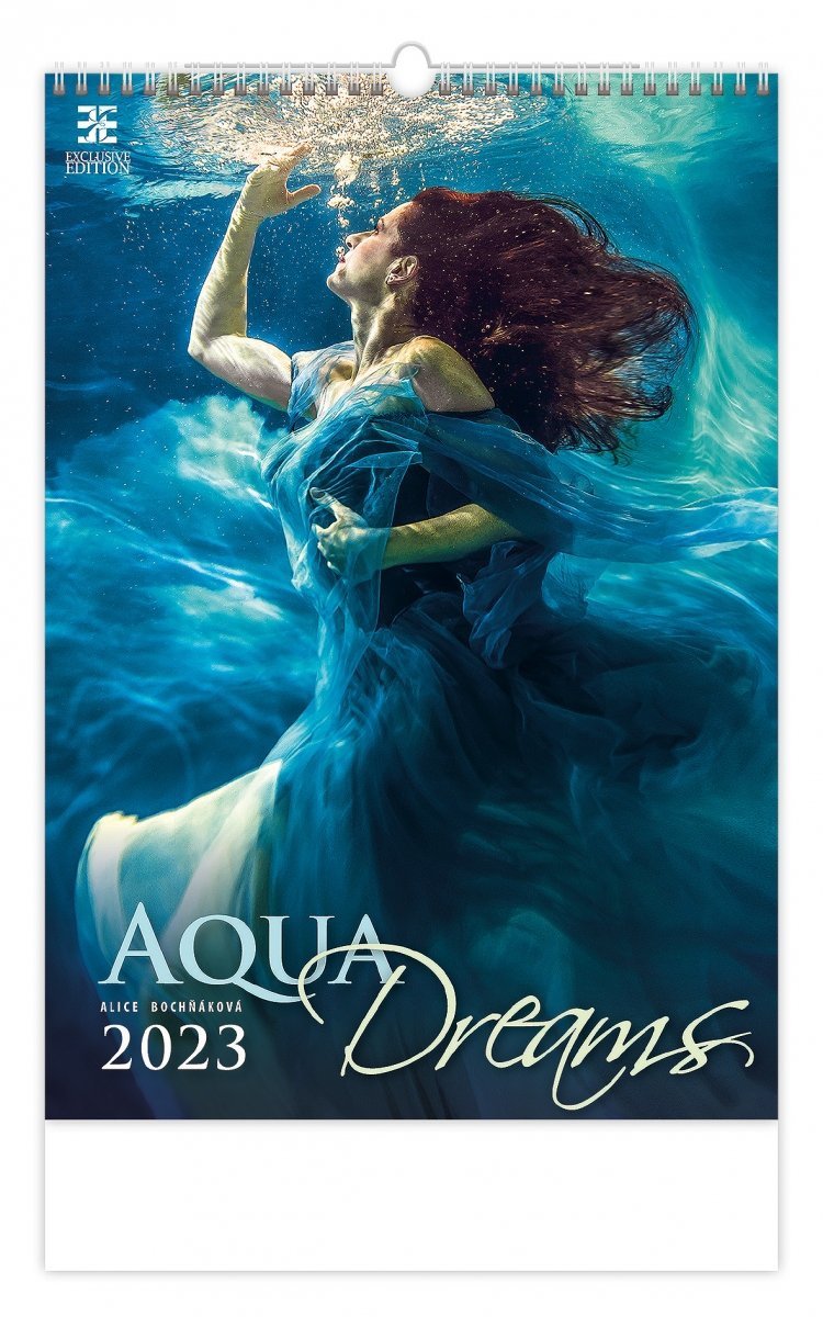 Kalendarz ścienny wieloplanszowy Aqua Dreams 2023 - exclusive edition - okładka 