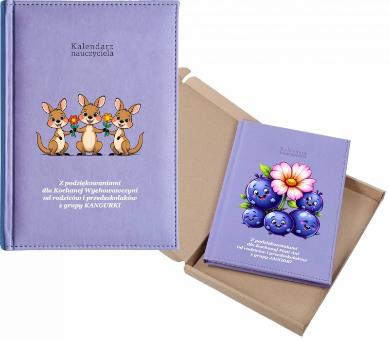kalendarz dla nauczyciela na rok 2026/2027 z pudełkiem w komplecie