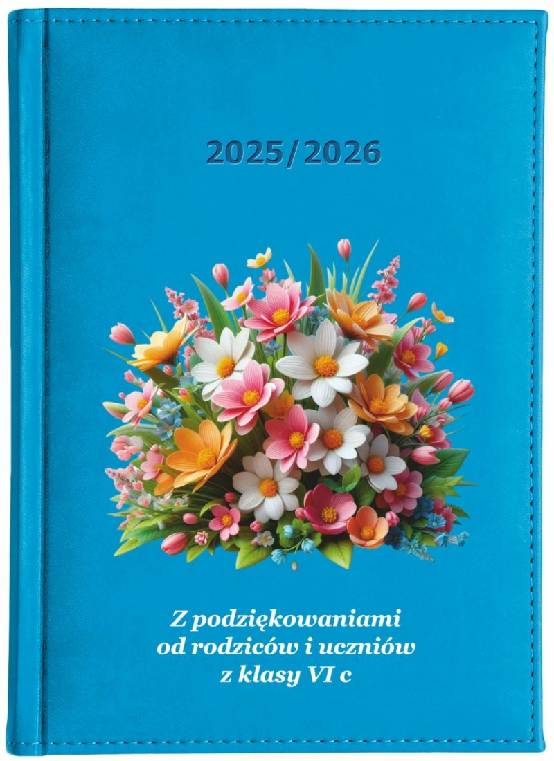 kalendarz książkowy na rok szkolny 2025/2026 z dedykacją dla nauczyciela