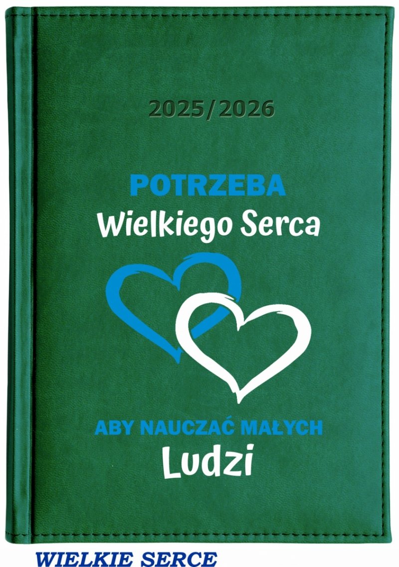 kalendarz nauczyciela z nadrukiem na okładce