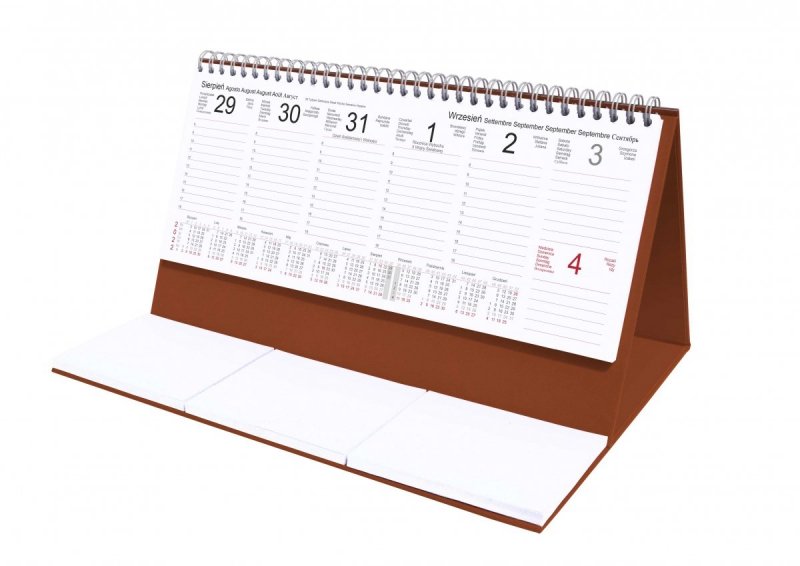 Kalendarz stojący na biurko tygodniowy na rok szkolny 2022/2023 + notesy