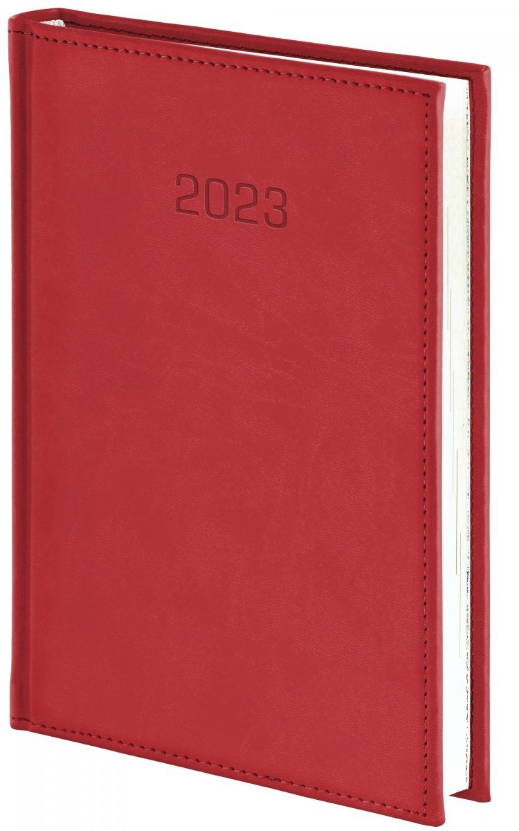 Kalendarz książkowy 2022 B5 dzienny papier biały drukowane registry oprawa VIVELLA EXCLUSIVE 