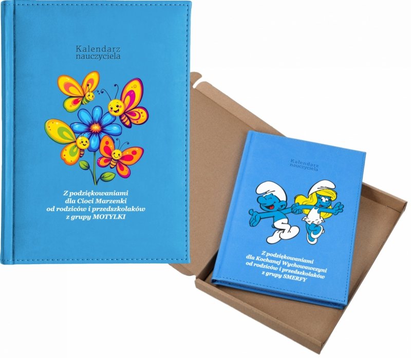 kalendarz dla nauczyciela na rok 2026/2027 z pudełkiem w komplecie